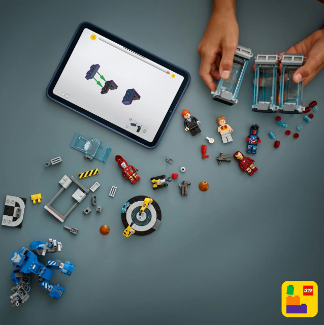 Конструктор Lego Super Heroes Лабораторія Залізної Людини: зал обладунків фото №8