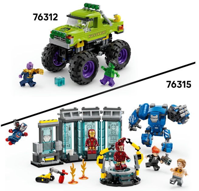 Конструктор Lego Super Heroes Лабораторія Залізної Людини: зал обладунків фото №9