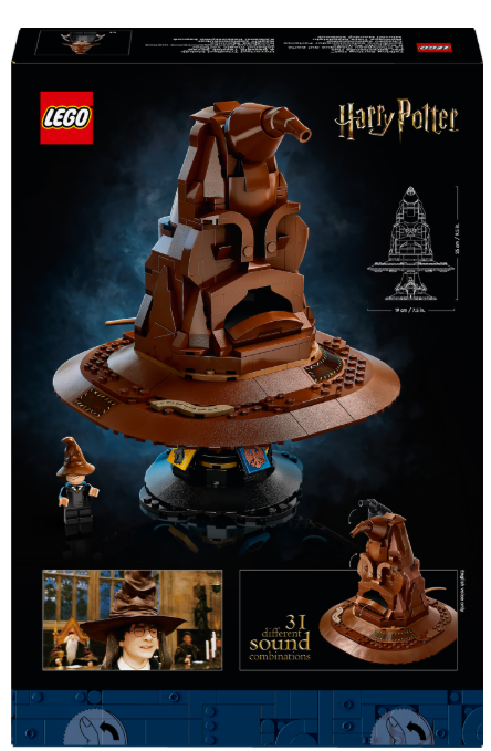 Конструктор Lego Harry Potter Балакучий сортувальний капелюх фото №9