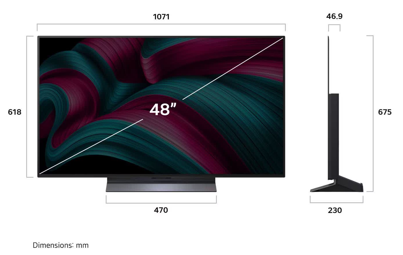 Телевізор LG OLED48C54LA фото №6