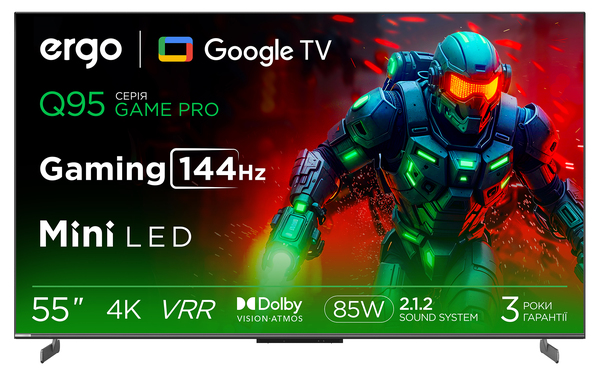 Телевизор Ergo 55MQ95 Game PRO