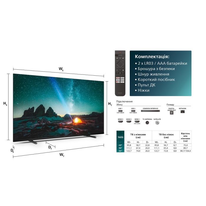 Телевизор Philips 43PUS7609/12 фото №4