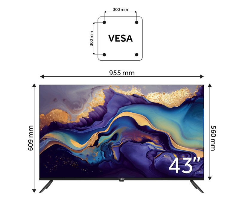 Телевізор Haier H43K801FG фото №4