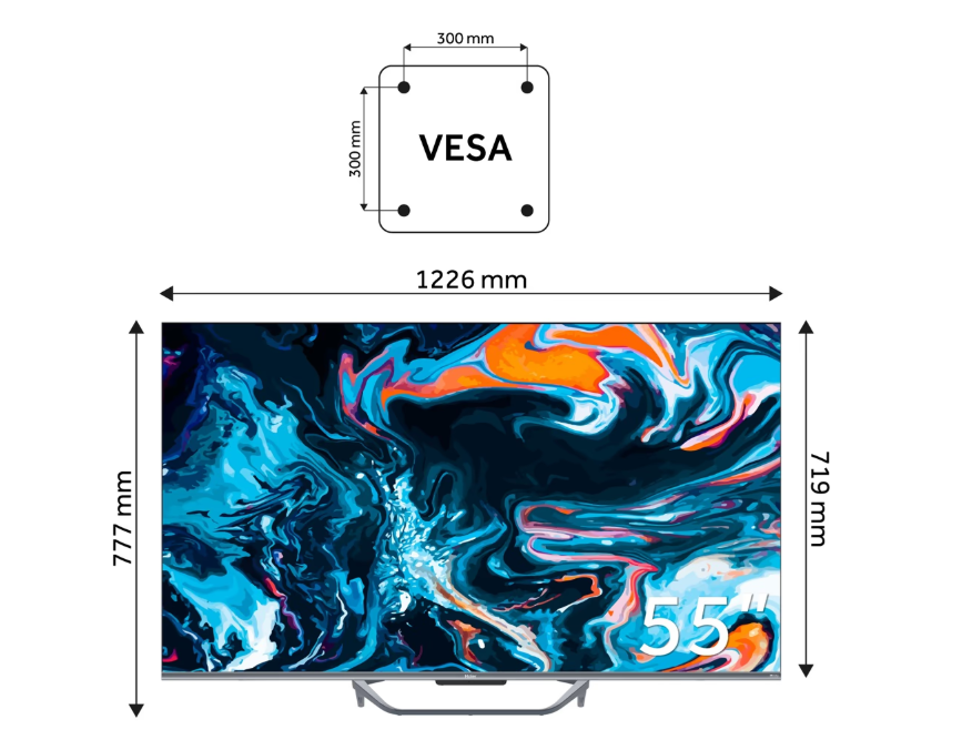 Телевізор Haier H55Q800UX фото №7