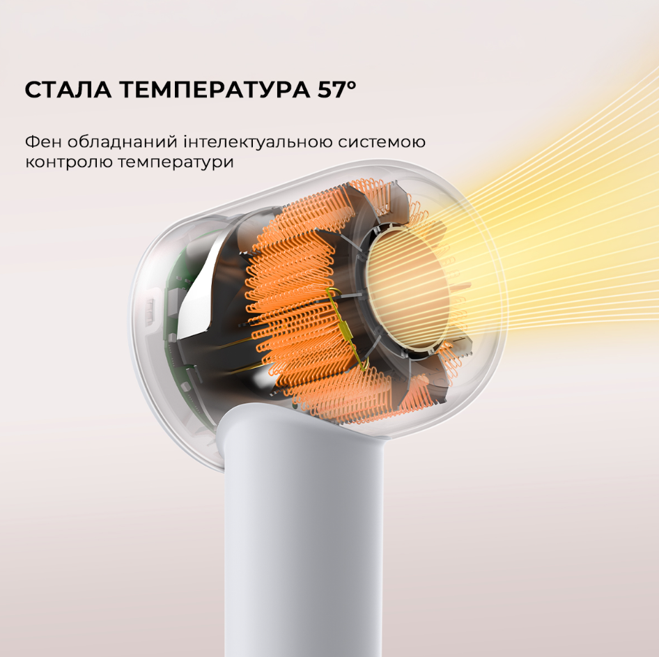 Фен Dreamе Hair Dryer Gleam Grey (AHD12A-GR) фото №4