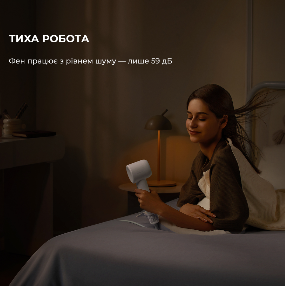 Фен Dreamе Hair Dryer Gleam Grey (AHD12A-GR) фото №6