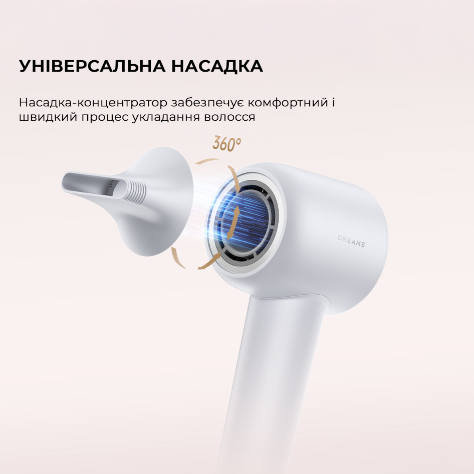 Фен Dreamе Hair Dryer Gleam Grey (AHD12A-GR) фото №10