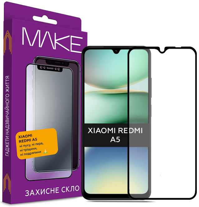 Защитное стекло MAKE Xiaomi Redmi A5 (MGF-XRA5)