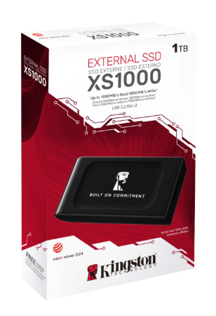 Внешний жесткий диск Kingston 1TB USB 3.2 Gen2 Type-C 3D NAND XS1000 фото №3