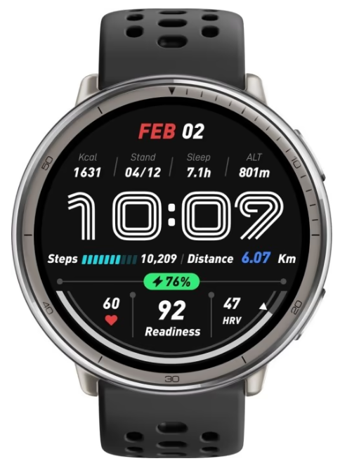 Смарт-часы Amazfit Active 2 Black фото №2