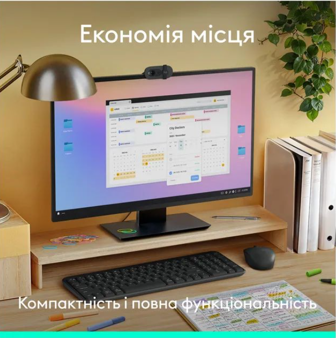 Клавіатура Logitech K250 Wireless GRAPHITE фото №5