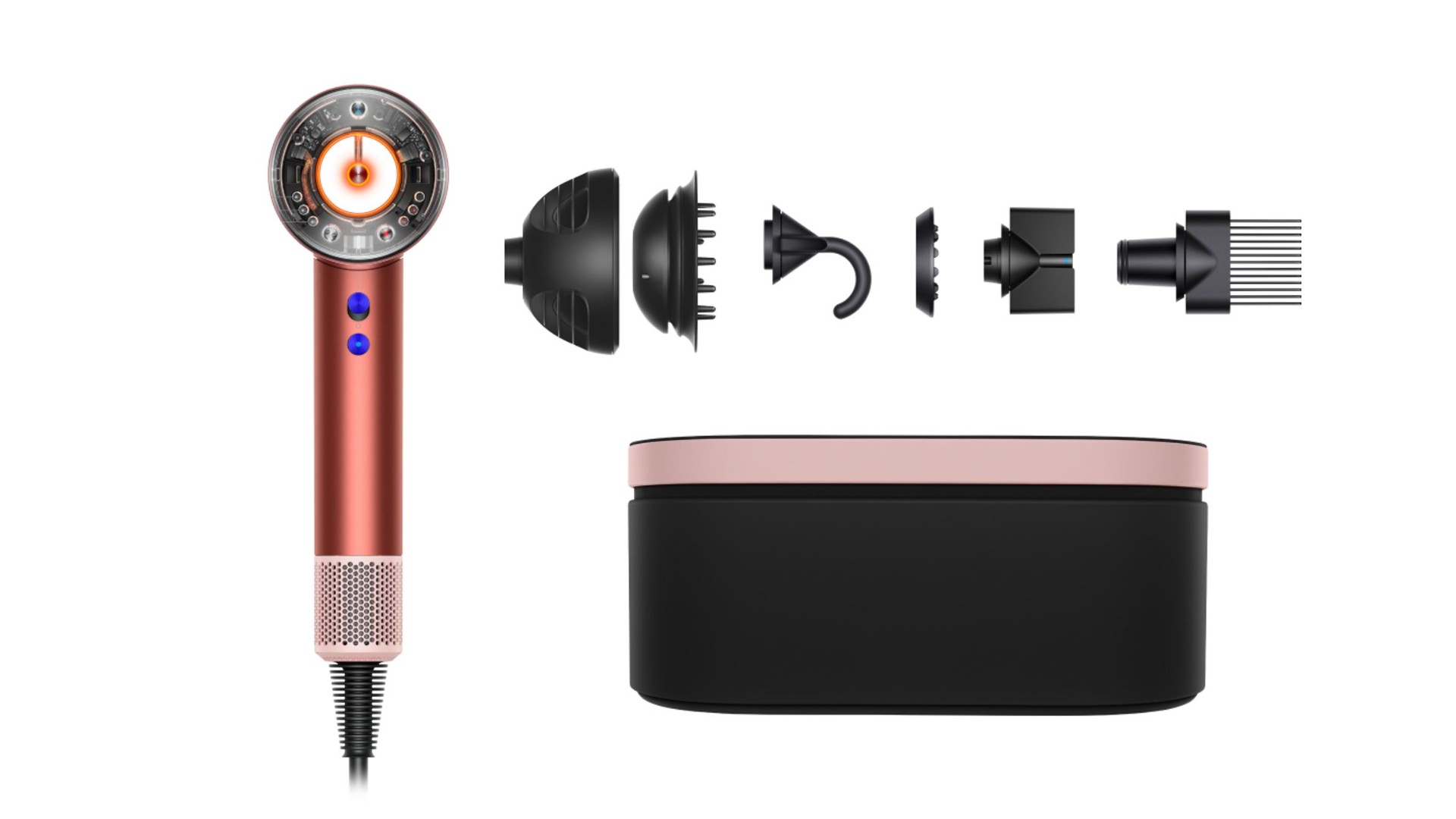 Фен DYSON HD16 Nural Strawberry Bronze/Blush Pink (561725-01) фото №2