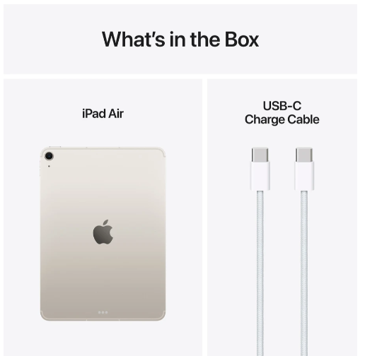 Планшет Apple iPad Air 11" M3 Wi-Fi   Cellular 512GB Starlight (MCG64TY/A) фото №10