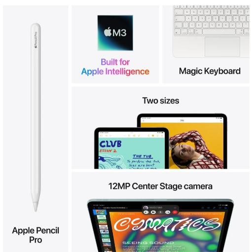Планшет Apple iPad Air 11" M3 Wi-Fi   Cellular 512GB Starlight (MCG64TY/A) фото №9