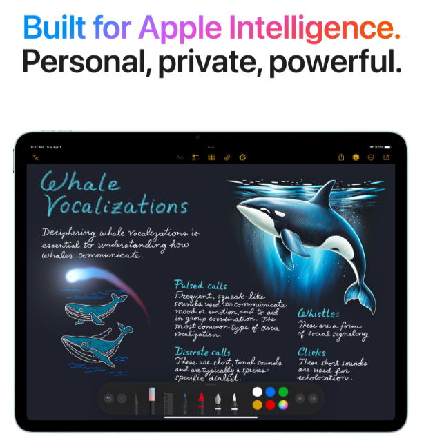 Планшет Apple iPad Air 11" M3 Wi-Fi   Cellular 512GB Blue (MCG54TY/A) фото №4