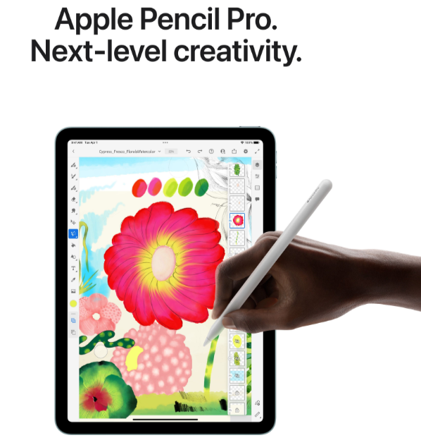 Планшет Apple iPad Air 11" M3 Wi-Fi   Cellular 512GB Blue (MCG54TY/A) фото №5
