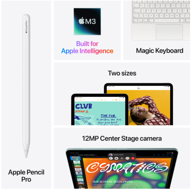 Планшет Apple iPad Air 11" M3 Wi-Fi   Cellular 512GB Blue (MCG54TY/A) фото №7