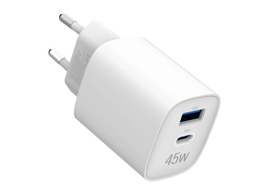 МЗП MAKE 45W GaN PD   QC3.0 White (MCW-4521GWH) фото №2