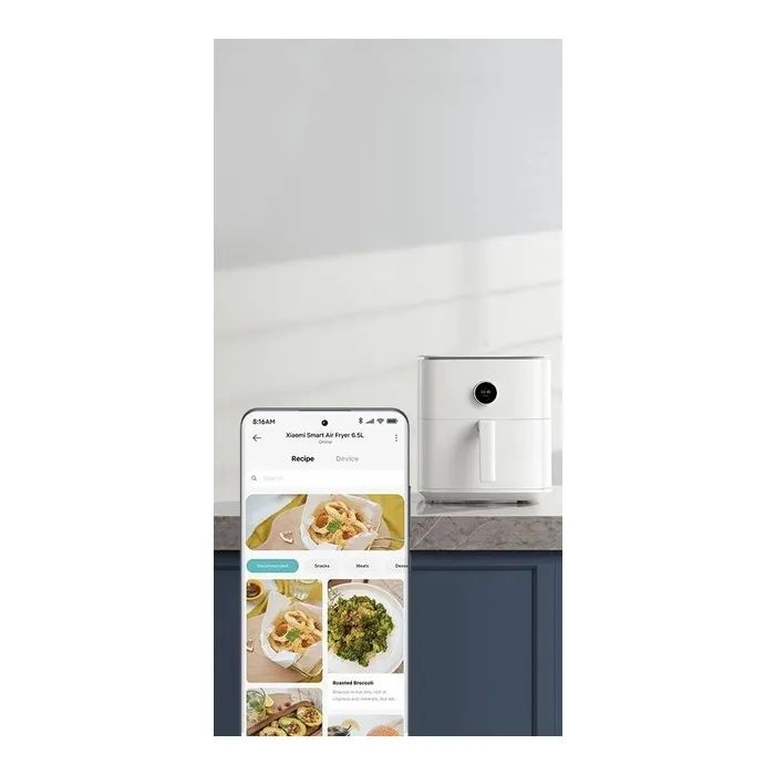 Мультипіч Xiaomi Smart Air Fryer MAF10 Black (6.5L) фото №8
