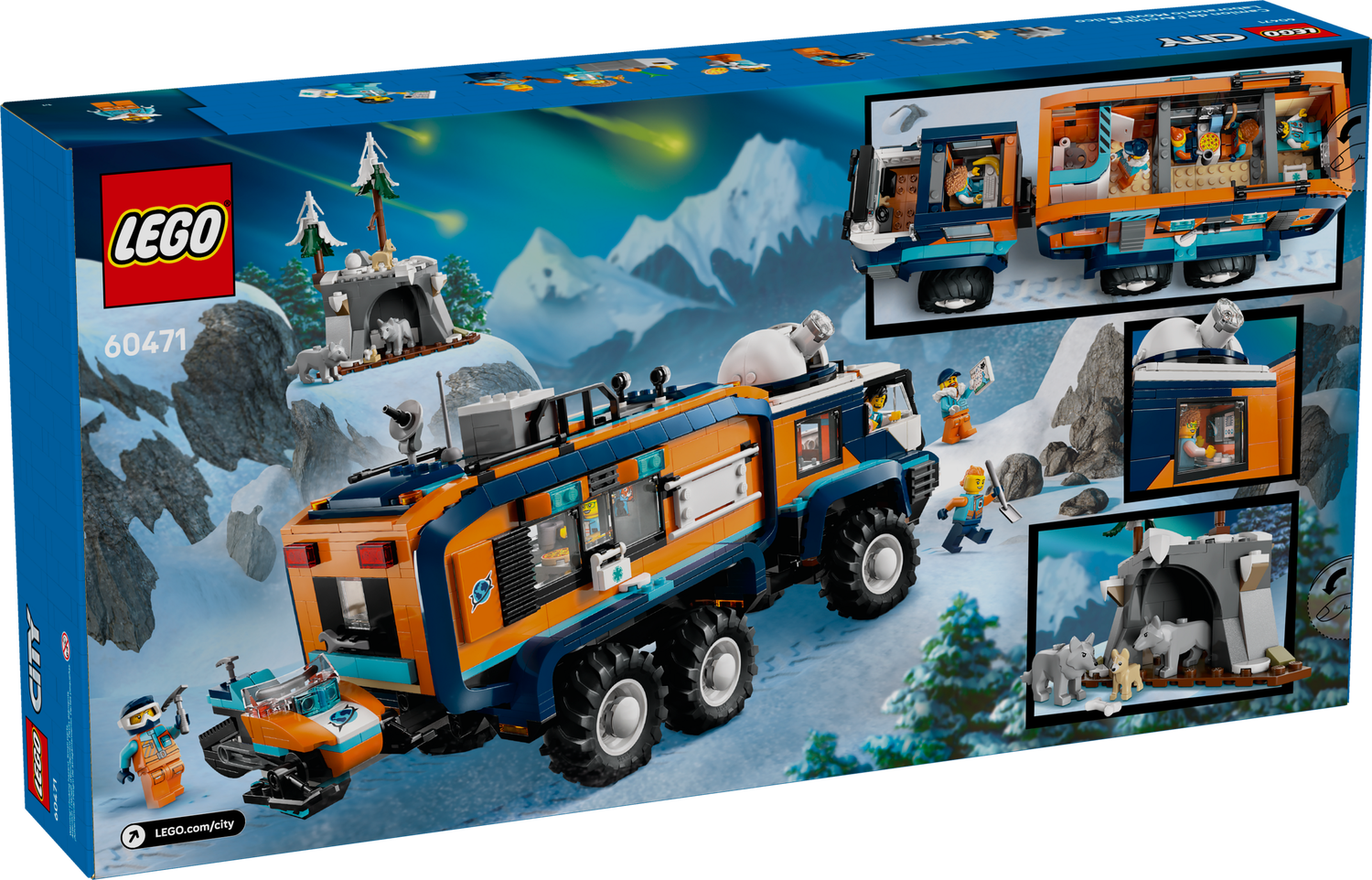 Конструктор Lego City Арктична дослідницька вантажівка з науковою лабораторією фото №10