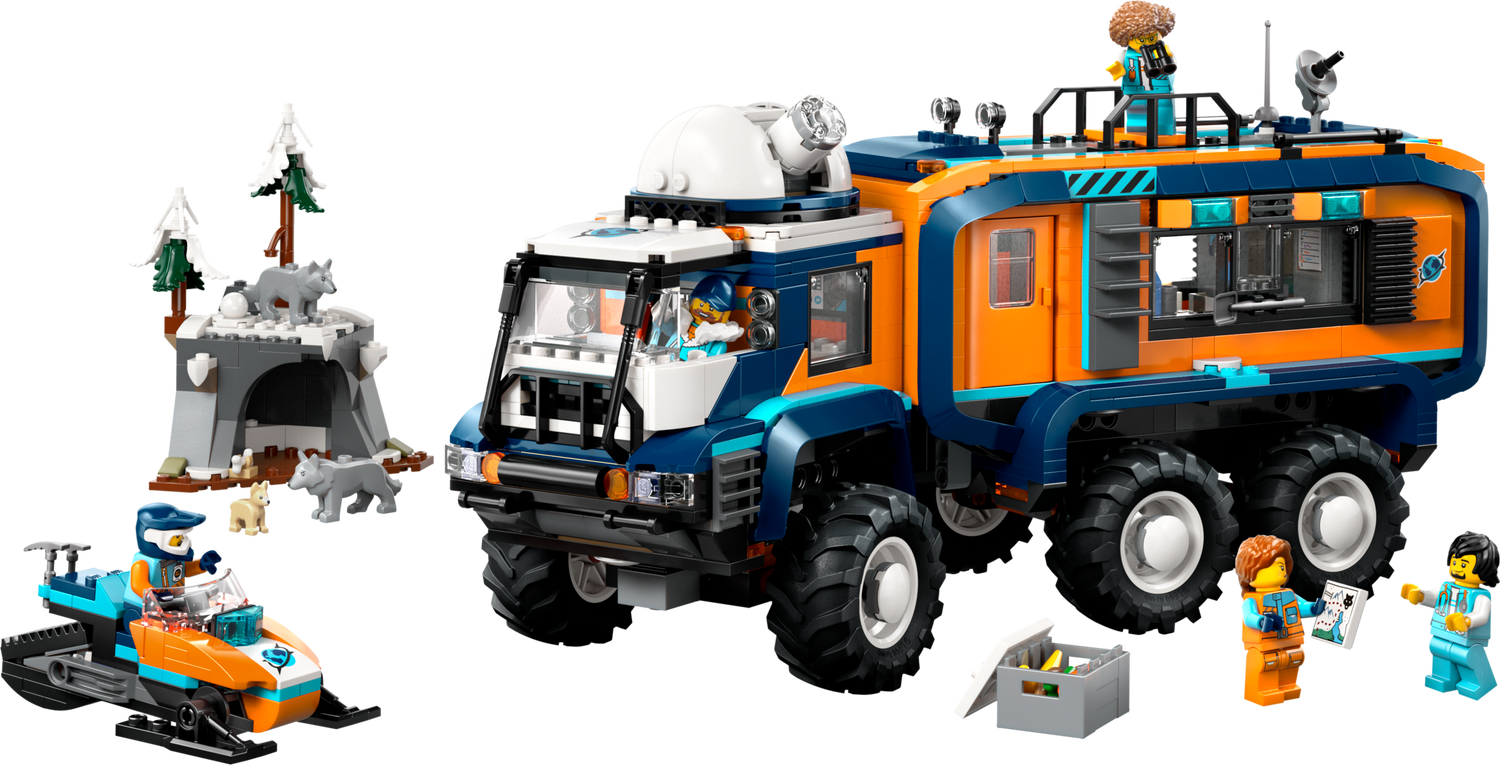 Конструктор Lego City Арктична дослідницька вантажівка з науковою лабораторією фото №2