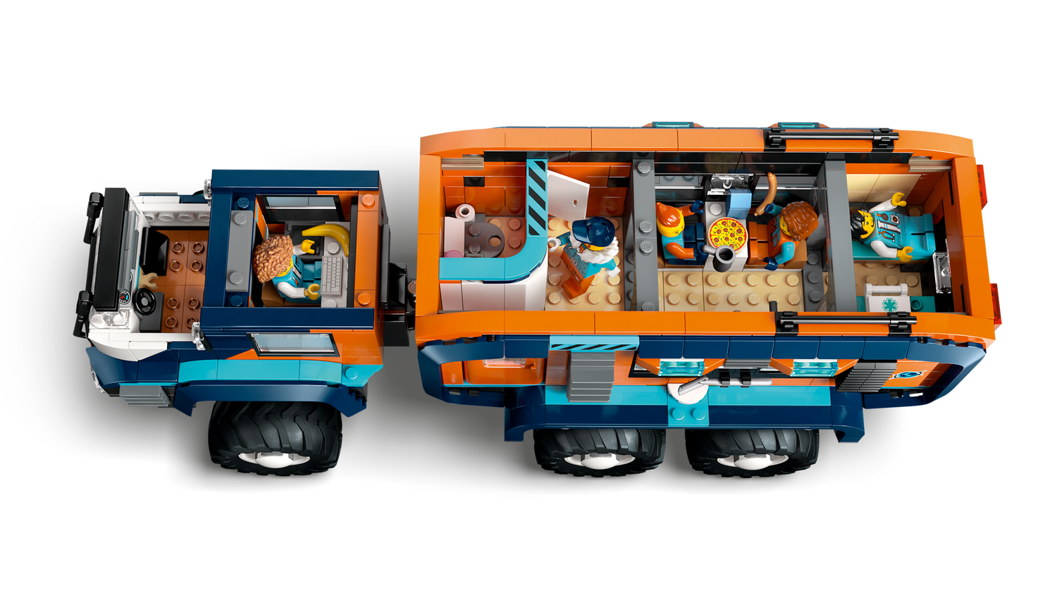 Конструктор Lego City Арктична дослідницька вантажівка з науковою лабораторією фото №4