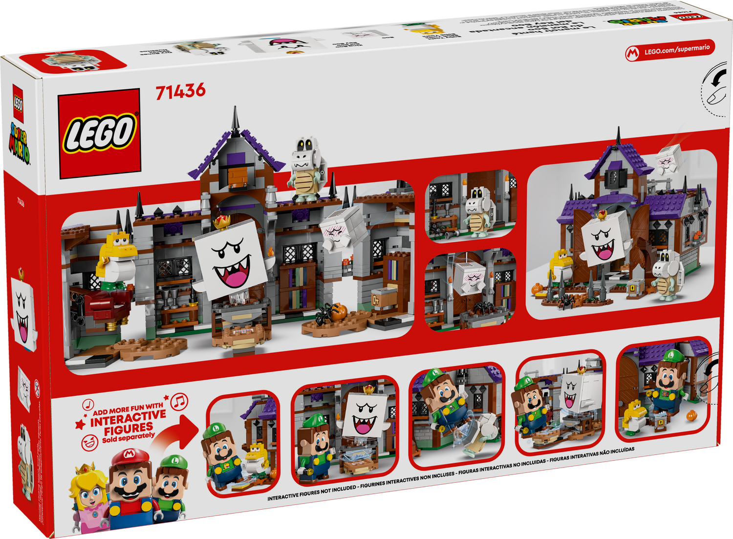 Конструктор Lego Super Mario Садиба з привидами Бу-короля фото №8