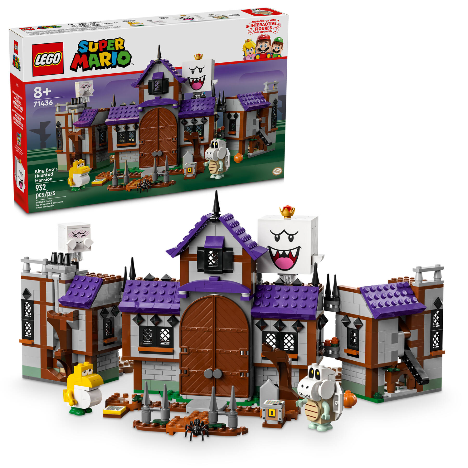 Конструктор Lego Super Mario Садиба з привидами Бу-короля