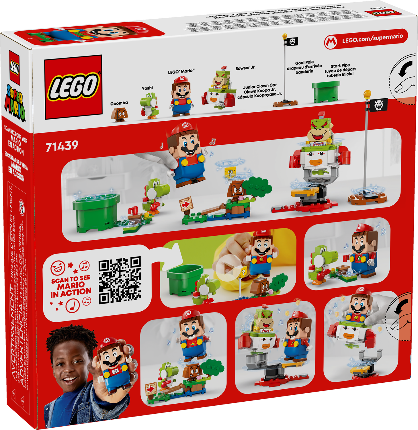 Конструктор Lego Super Mario Пригоди з інтерактивним  Маріо фото №9