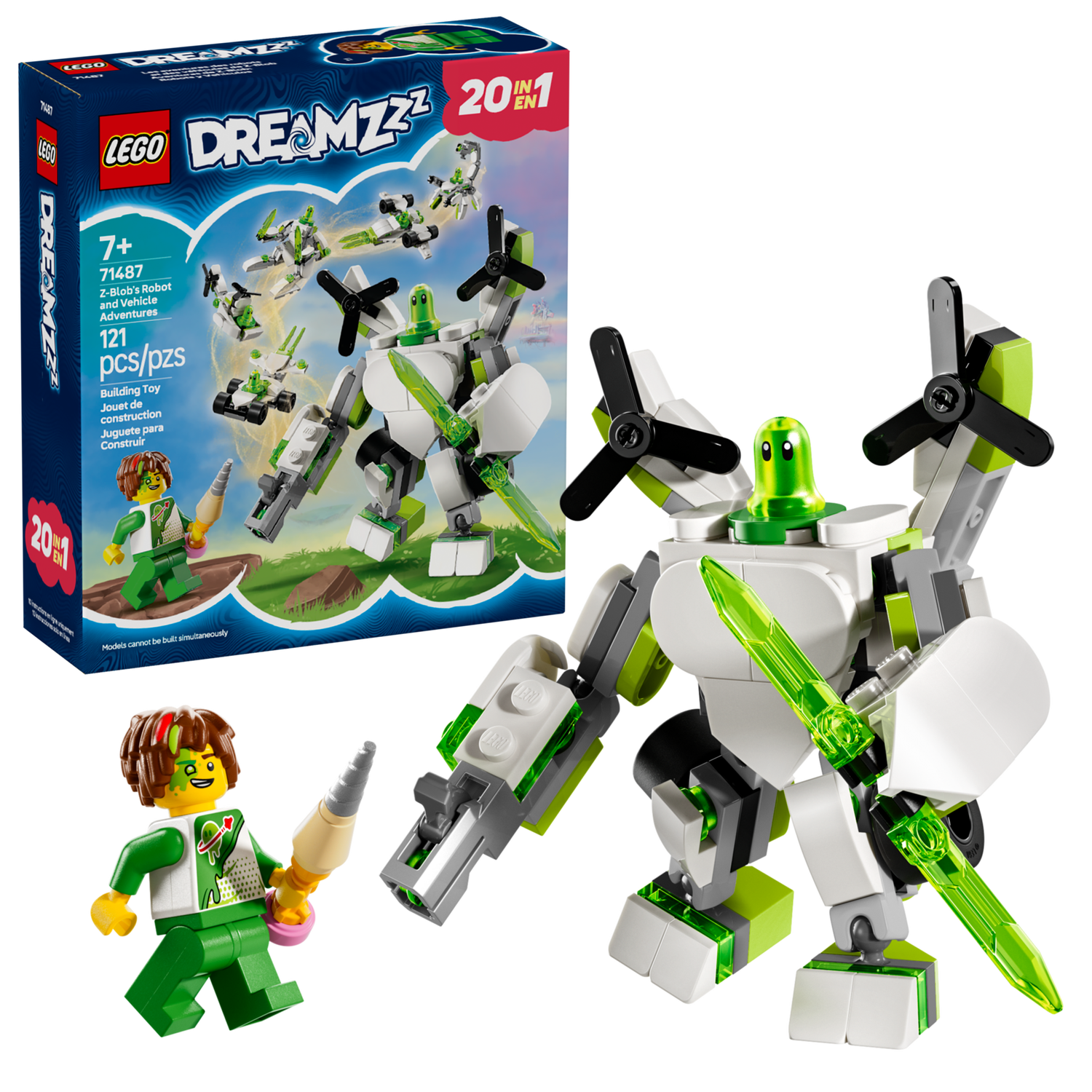 Конструктор Lego DREAMZzz Робот Z-Blob та гоночні пригоди
