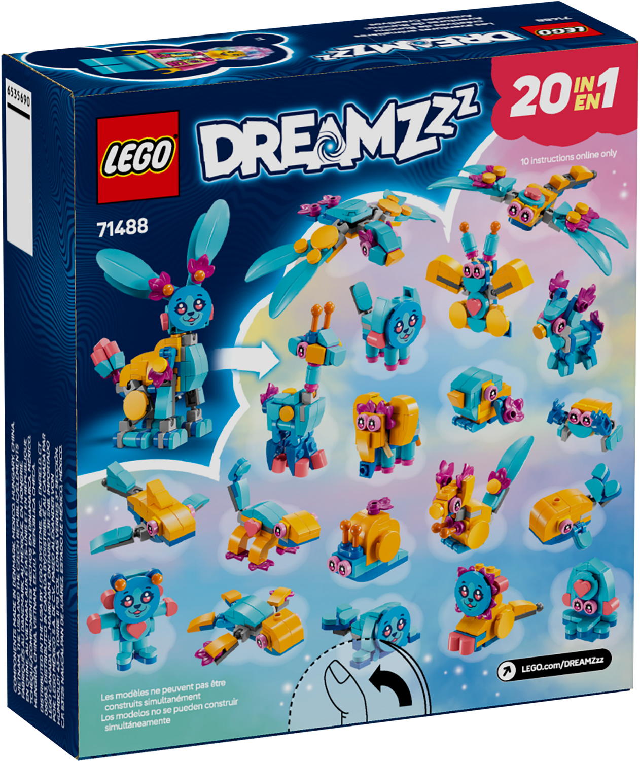 Конструктор Lego DREAMZzz Творчі тваринні пригоди Бунчу фото №8