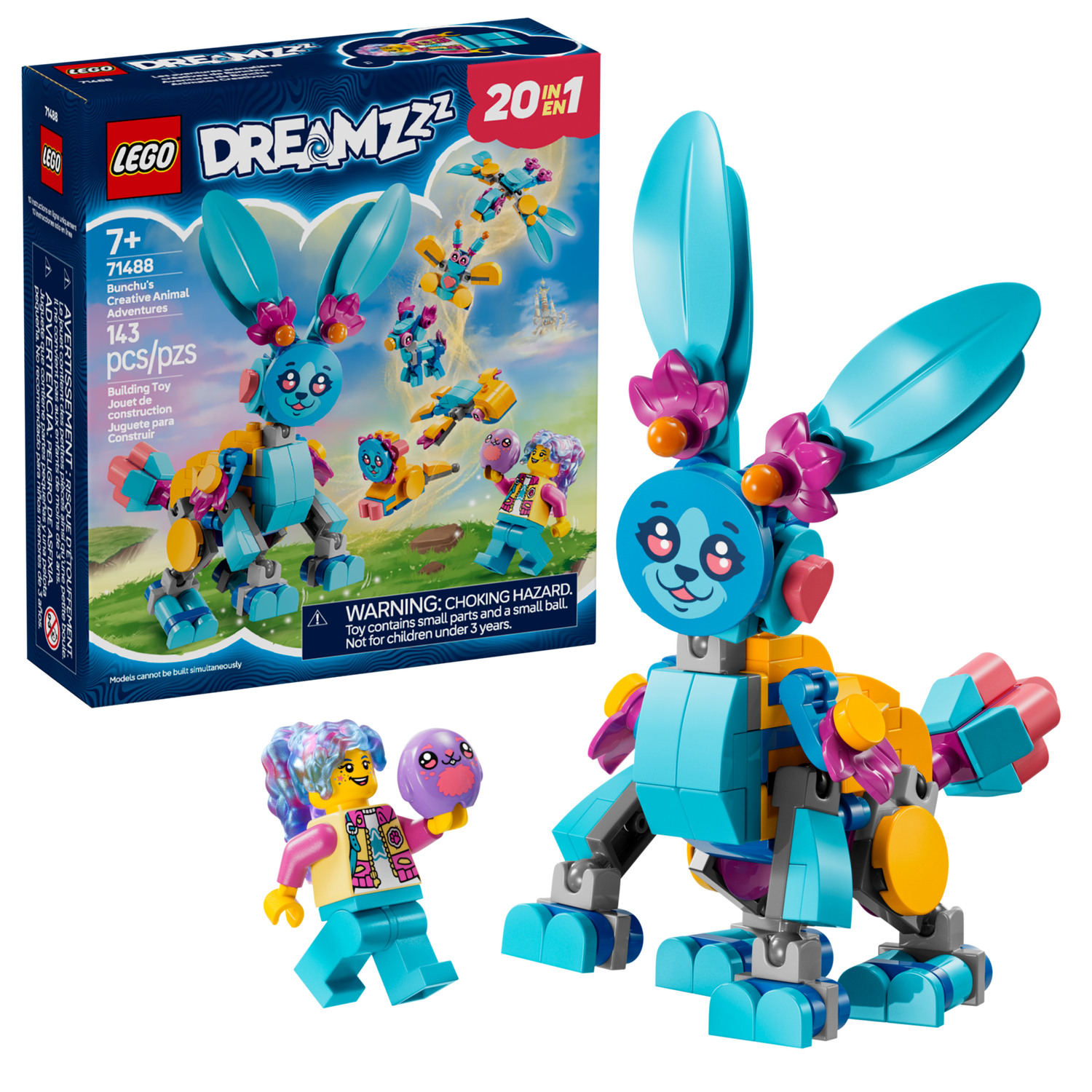 Конструктор Lego DREAMZzz Творчі тваринні пригоди Бунчу