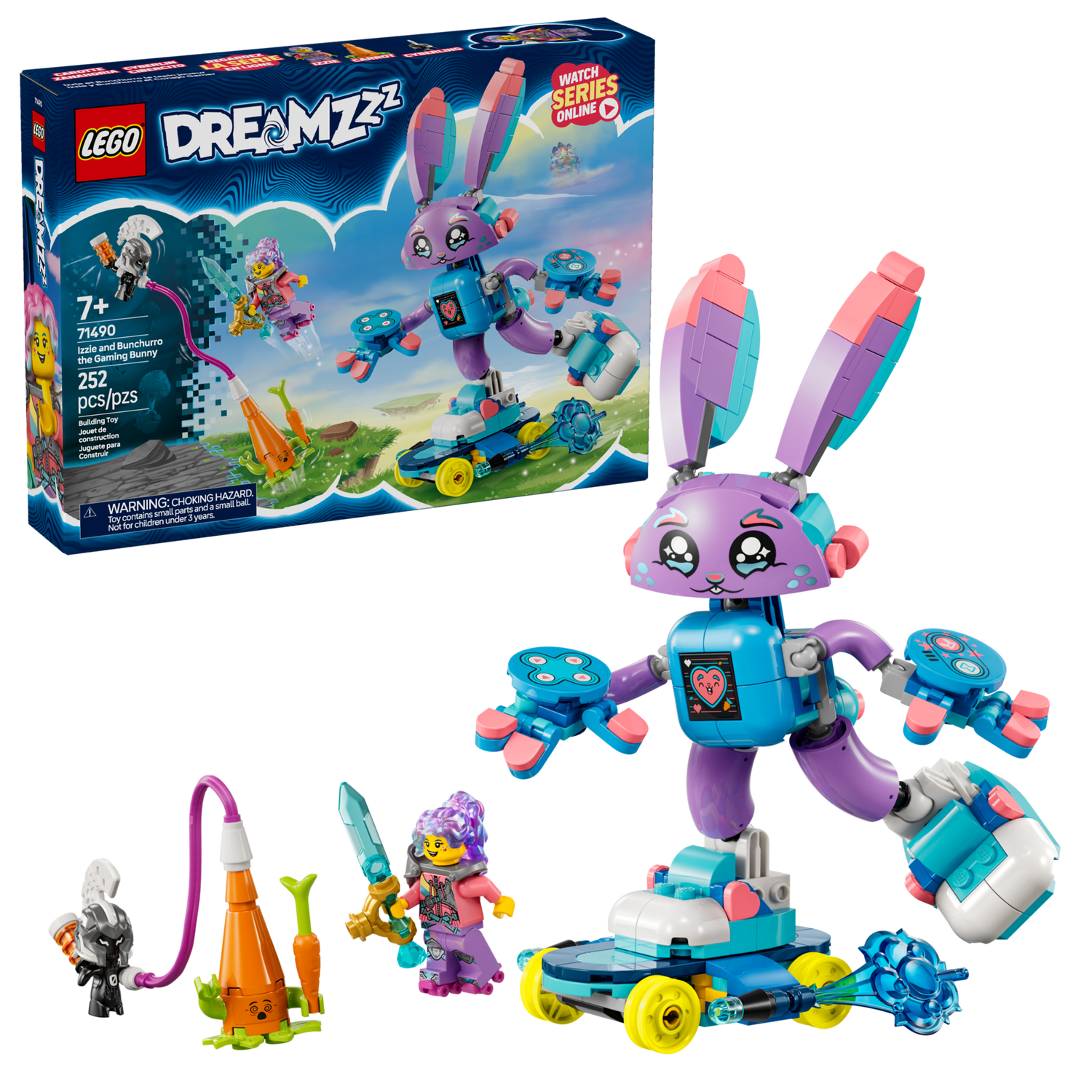 Конструктор Lego DREAMZzz Іззі та Бунчуро, ігровий кролик