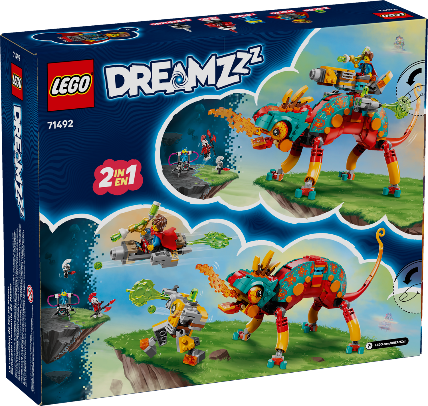 Конструктор Lego Dreamzzz Вогняний хамелеон Матео фото №9