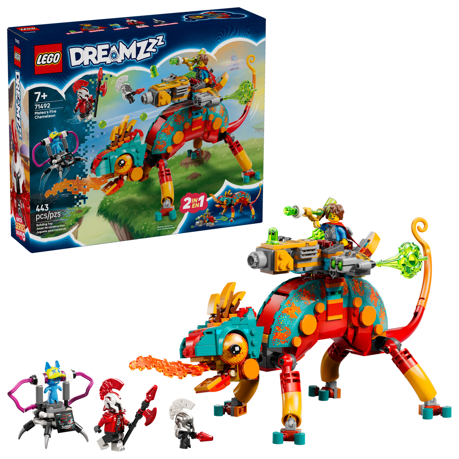 Конструктор Lego Dreamzzz Вогняний хамелеон Матео