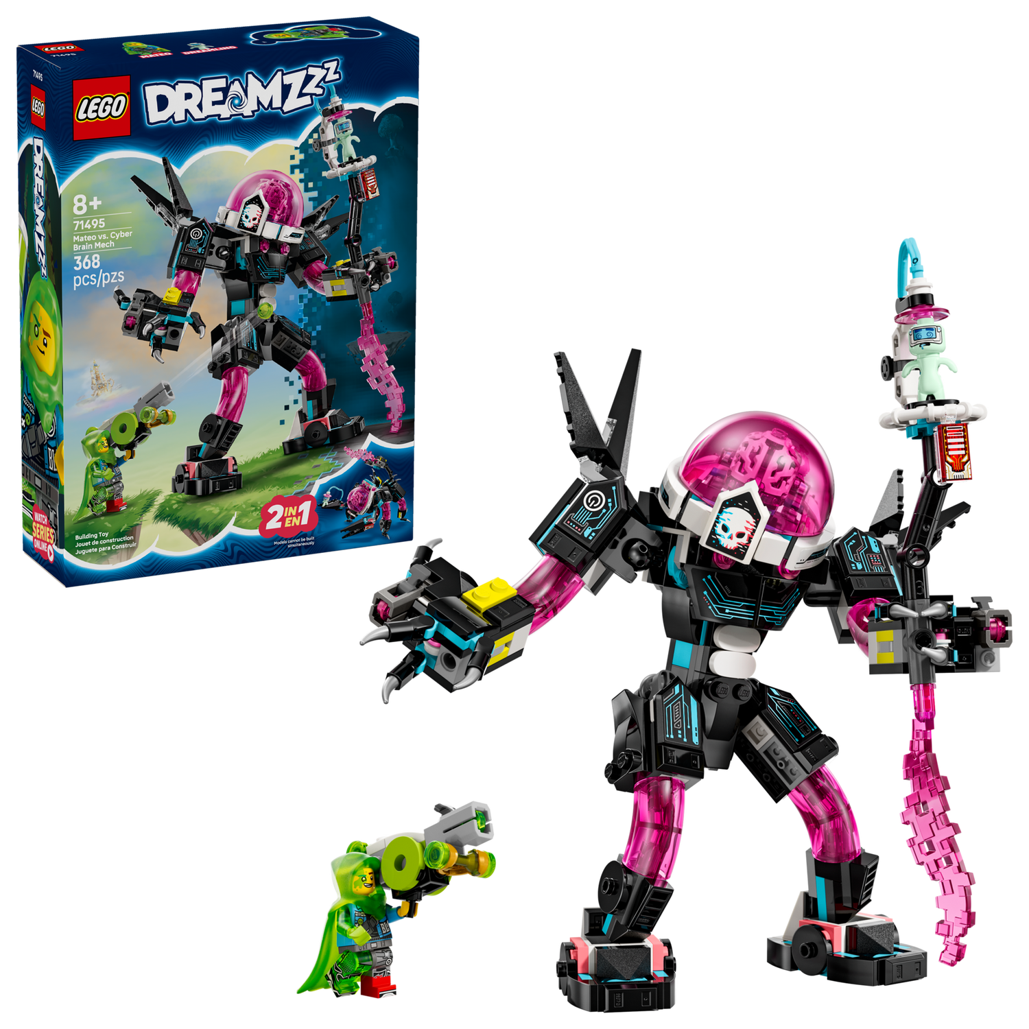 Конструктор Lego Dreamzzz Матео проти робота Кібермозку