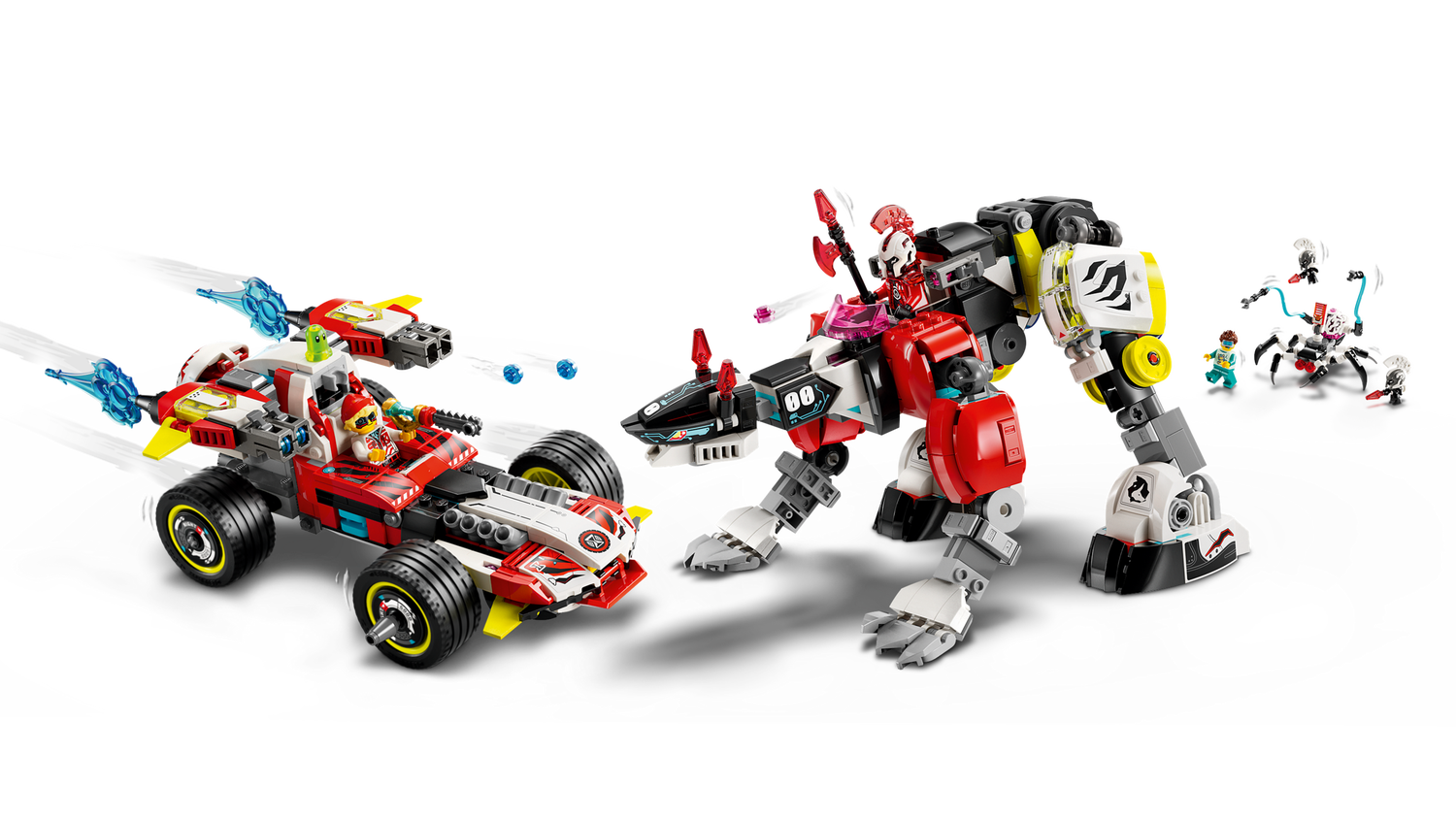Конструктор Lego DREAMZzz Робот-тигр Купера та Хот-род авто Зеро фото №5