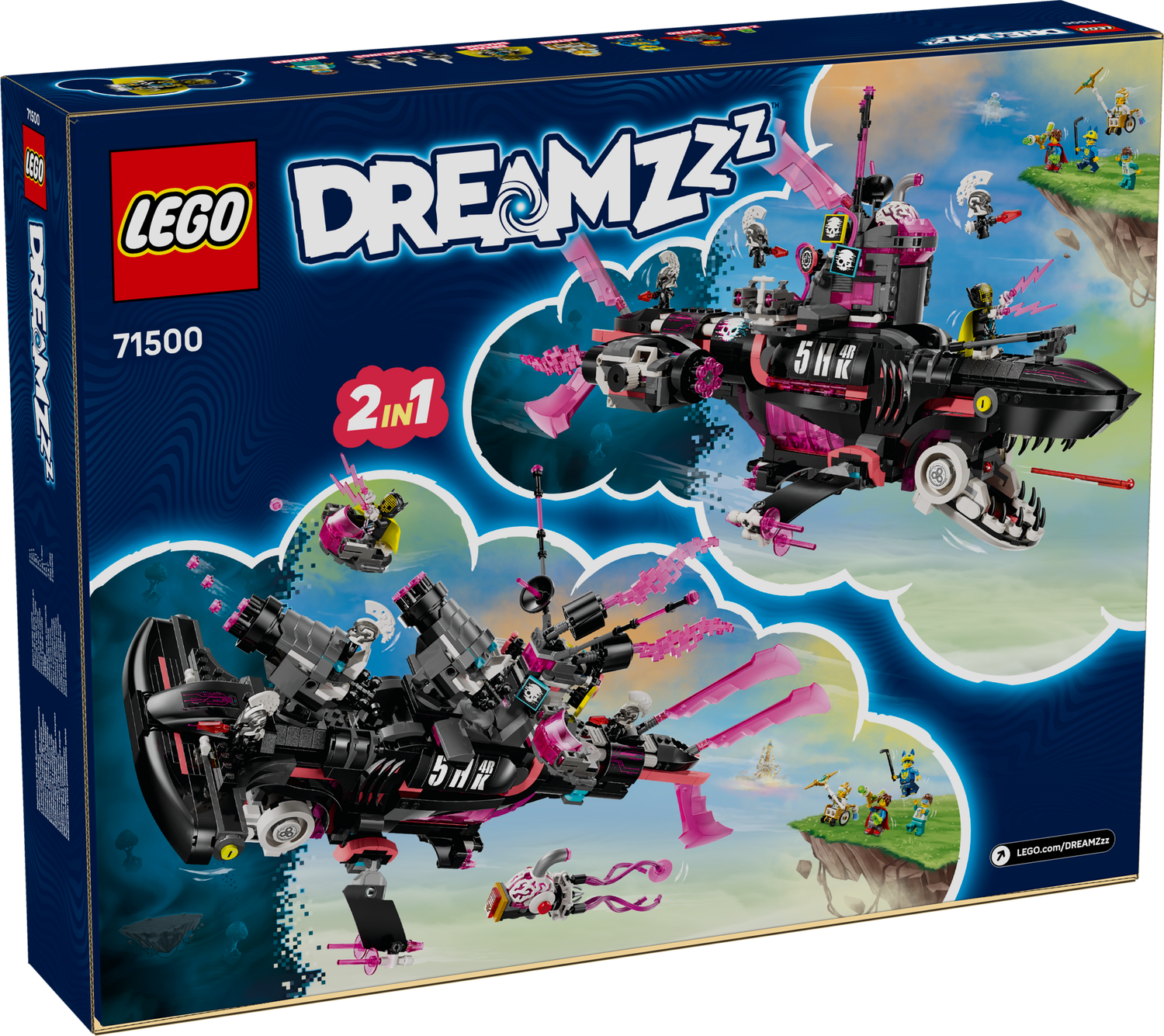 Конструктор Lego Dreamzzz Страхітливий підводний човен «Акула» фото №11
