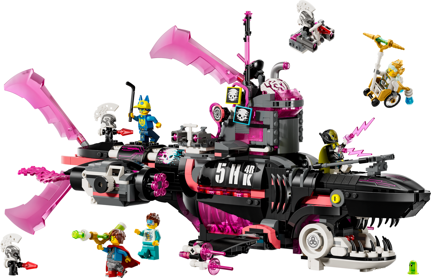 Конструктор Lego Dreamzzz Страхітливий підводний човен «Акула» фото №2