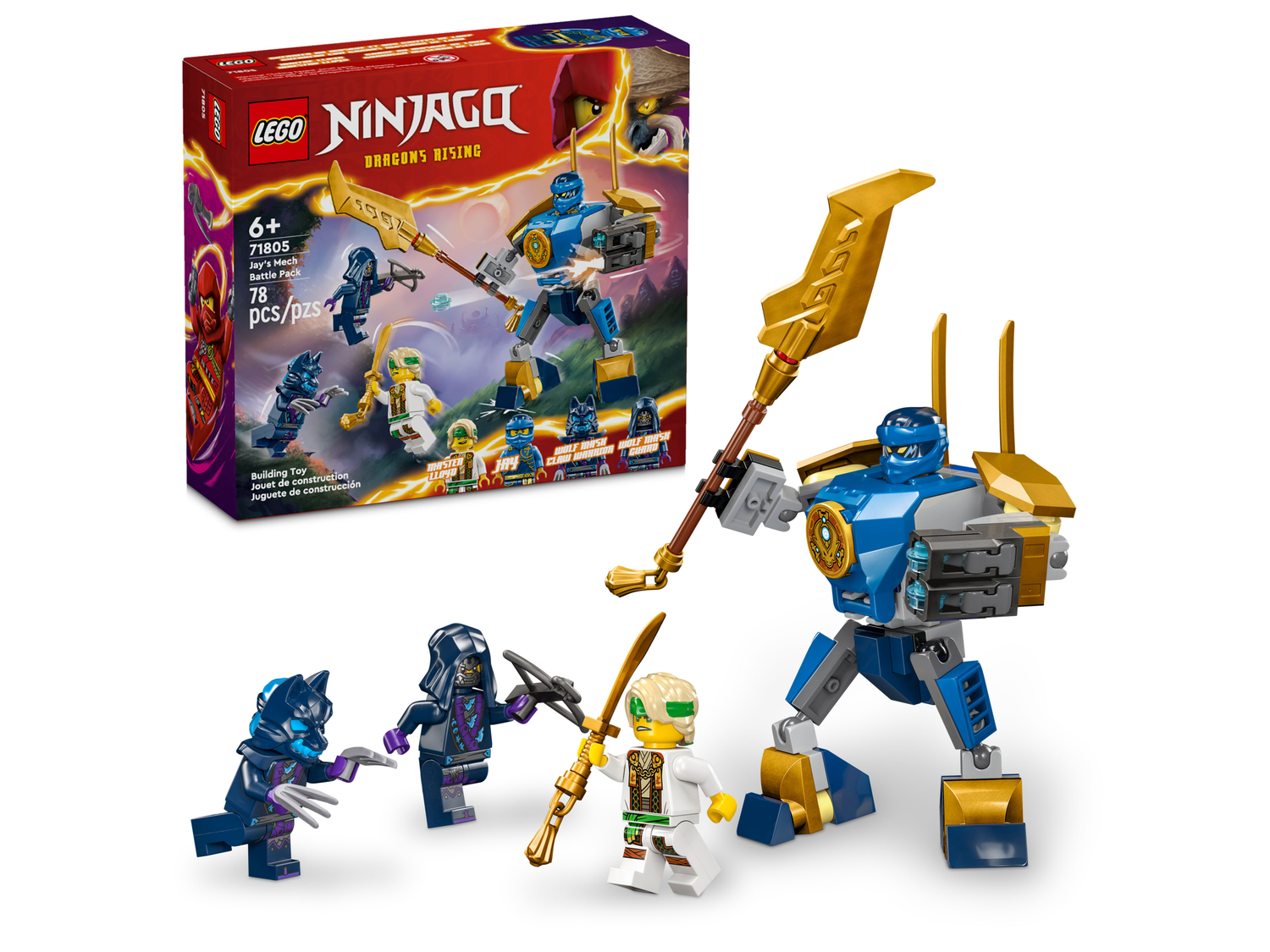 Конструктор Lego Ninjago Бойовий набір робота Джея