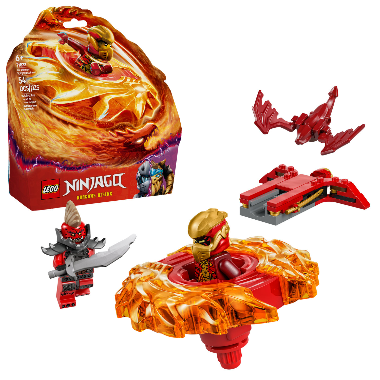 Конструктор Lego Ninjago Дракон Кая Спін-джитсу