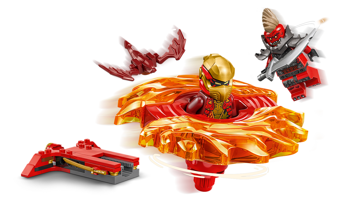 Конструктор Lego Ninjago Дракон Кая Спін-джитсу фото №3