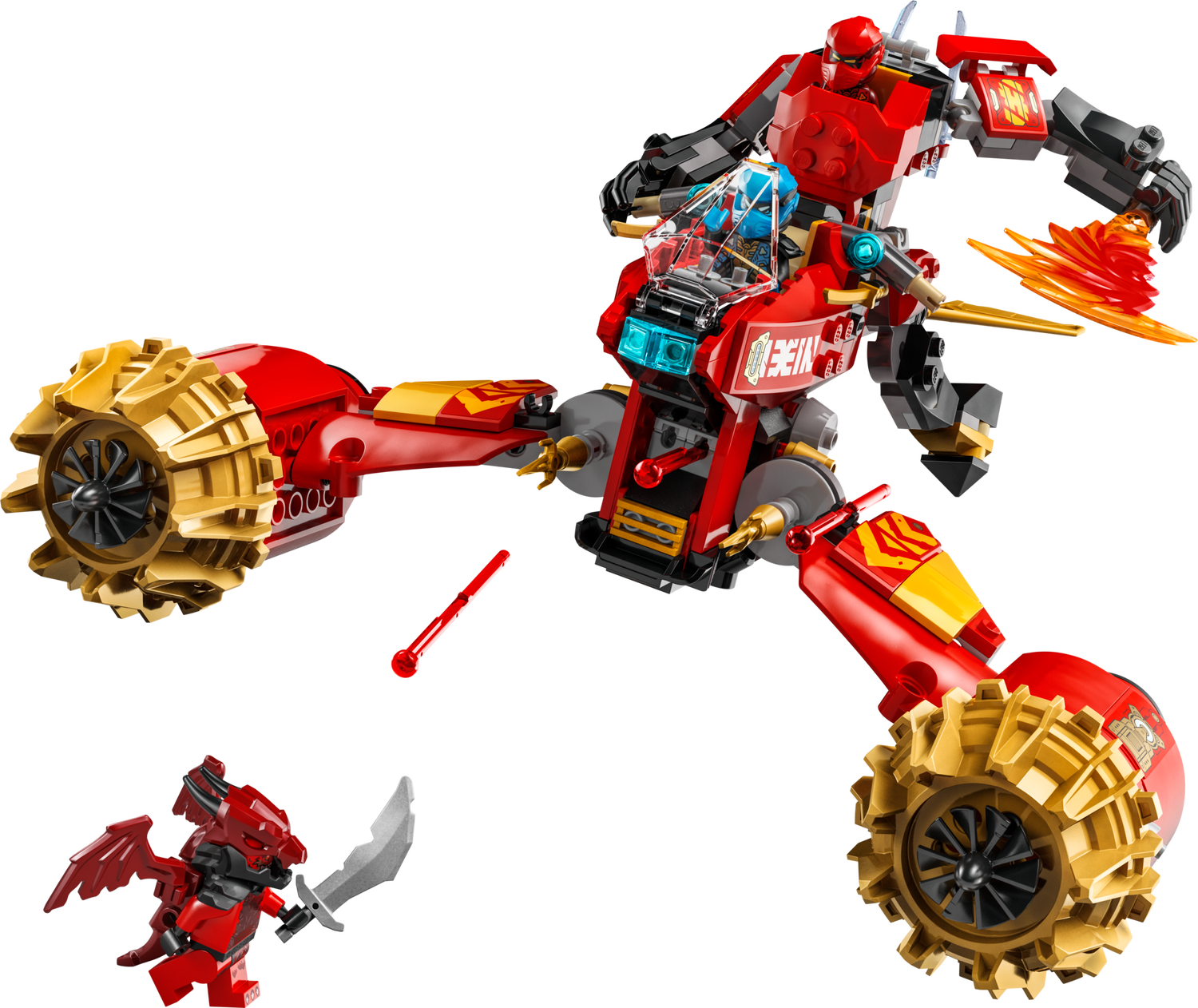 Конструктор Lego Ninjago Штормовий робот-вершник Кая фото №2