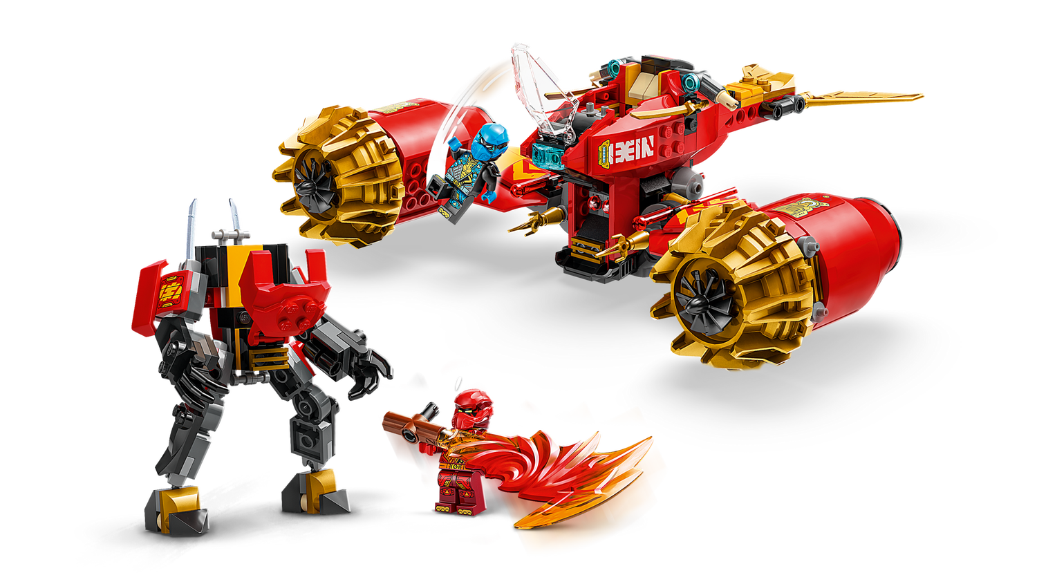 Конструктор Lego Ninjago Штормовий робот-вершник Кая фото №3