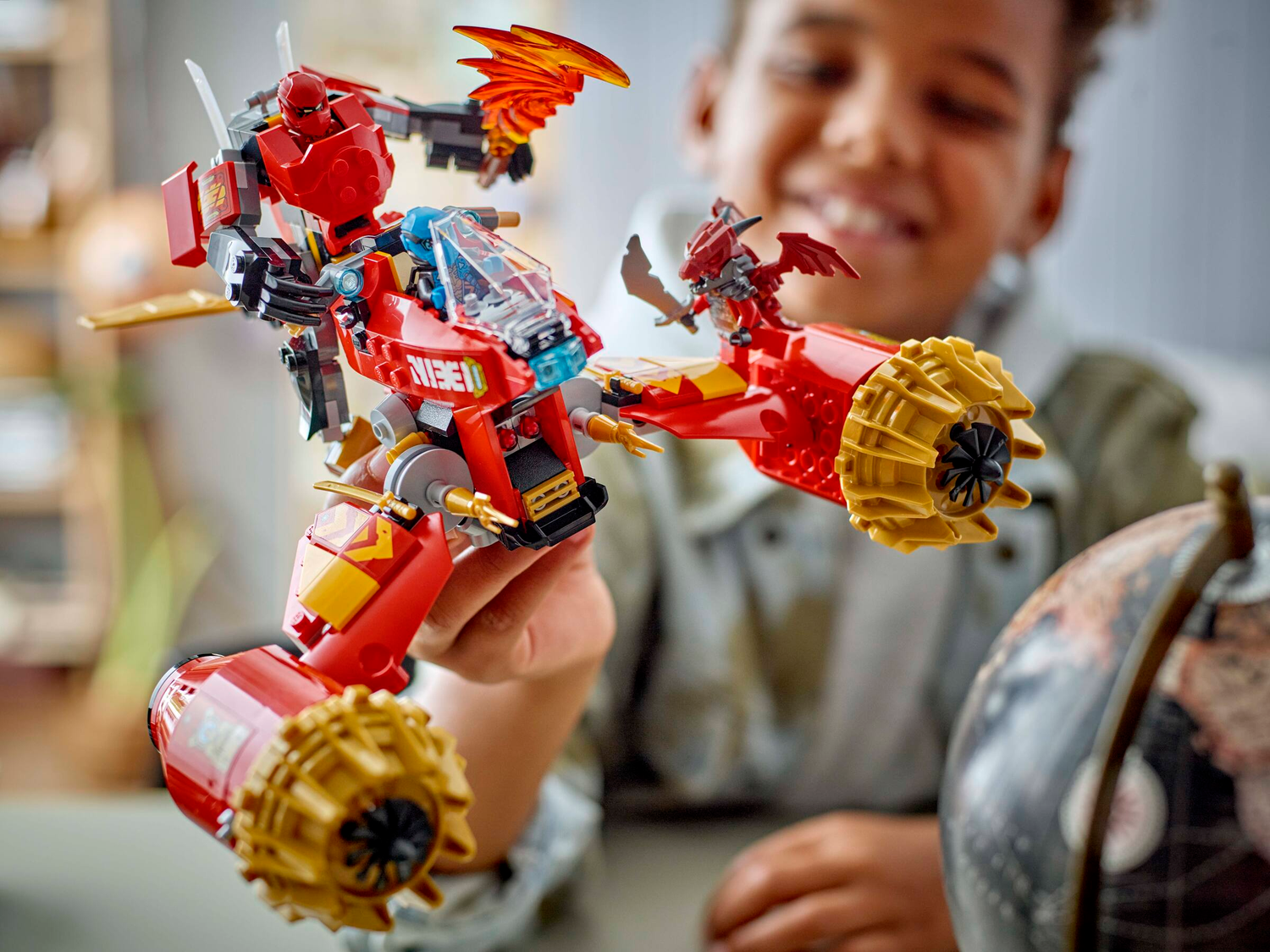 Конструктор Lego Ninjago Штормовий робот-вершник Кая фото №7