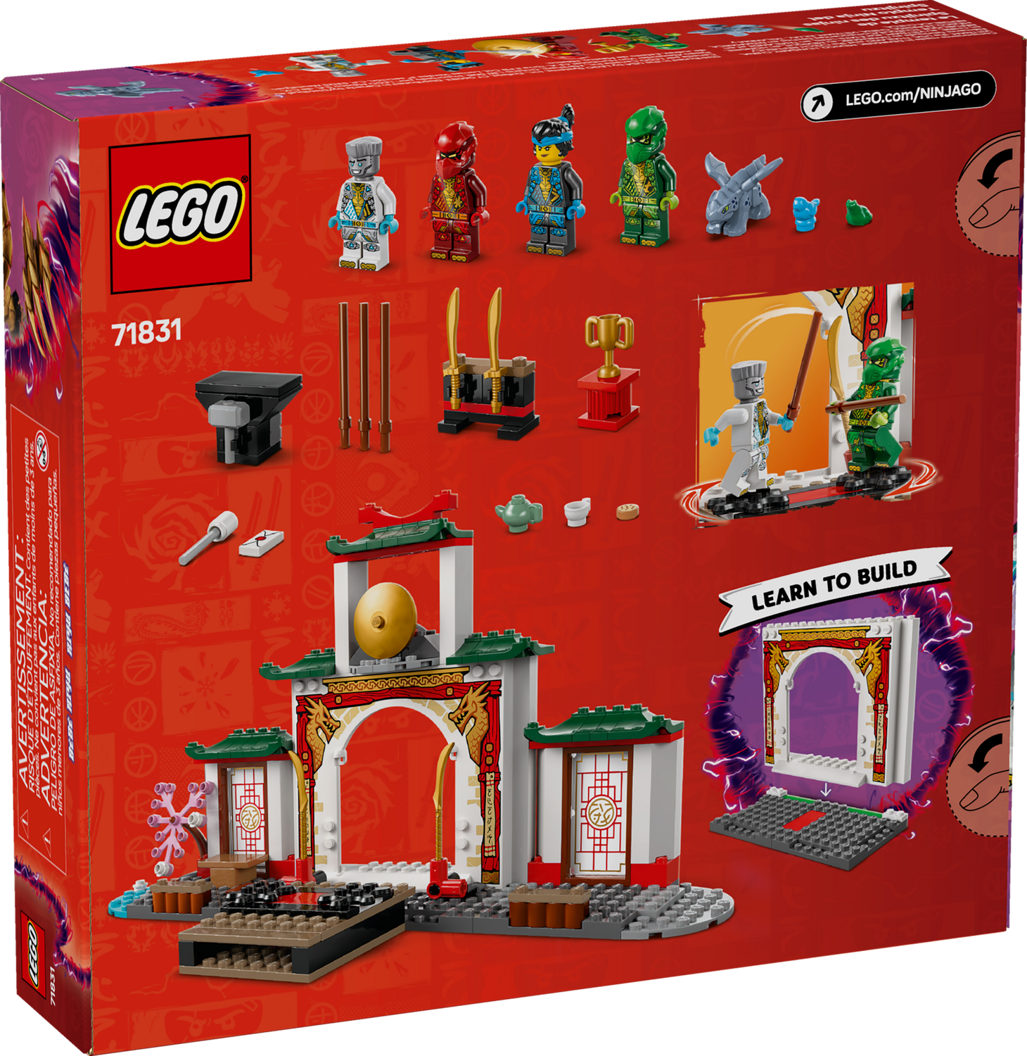 Конструктор Lego Ninjago Храм ніндзя Спін-джитсу фото №9