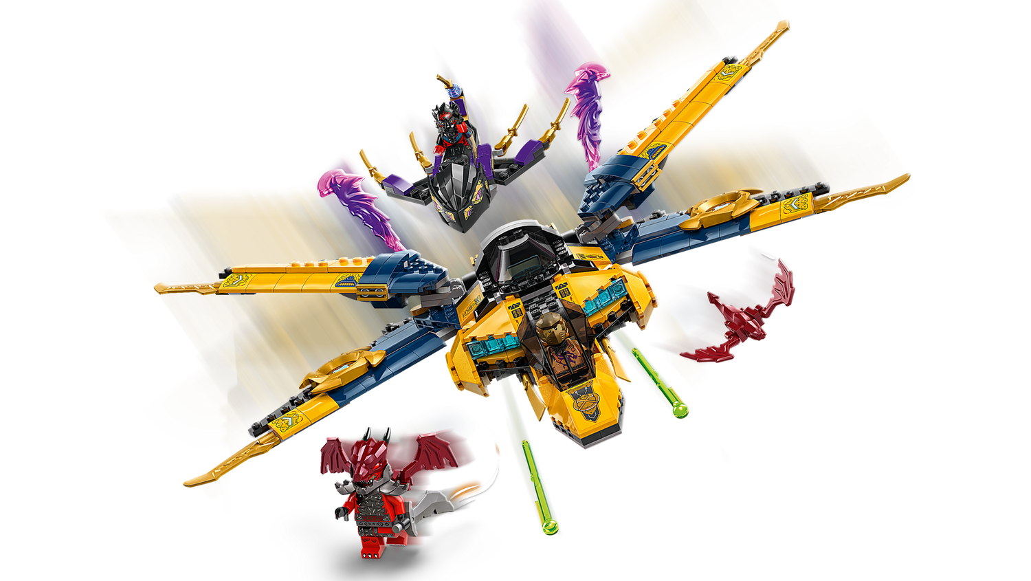 Конструктор Lego Ninjago Суперштормовий реактивний літак Рас та Арін фото №3