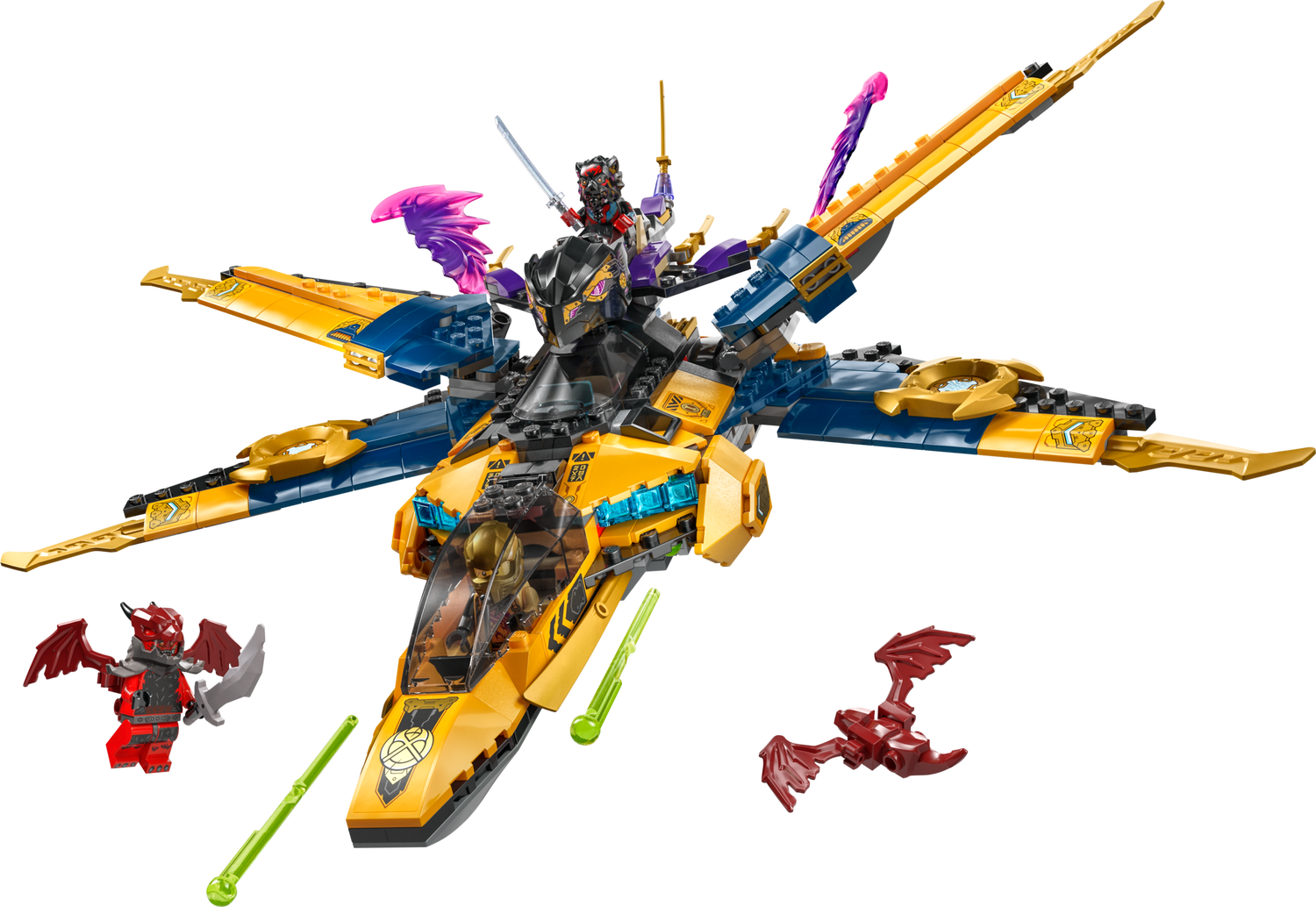 Конструктор Lego Ninjago Суперштормовий реактивний літак Рас та Арін фото №2