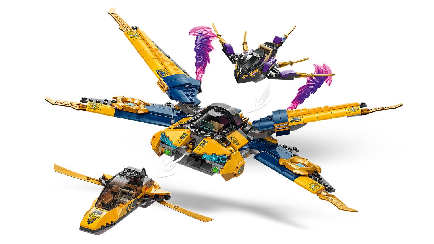 Конструктор Lego Ninjago Суперштормовий реактивний літак Рас та Арін фото №4