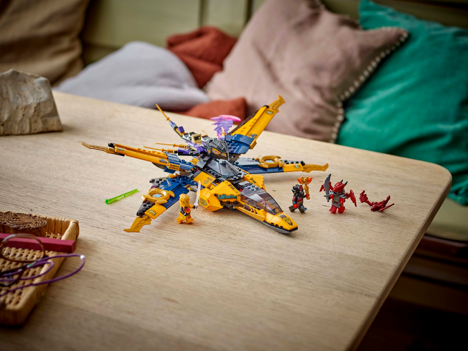 Конструктор Lego Ninjago Суперштормовий реактивний літак Рас та Арін фото №7